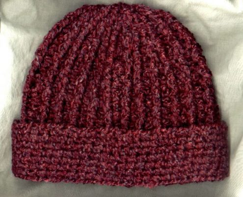 Crocheted Rib Hat