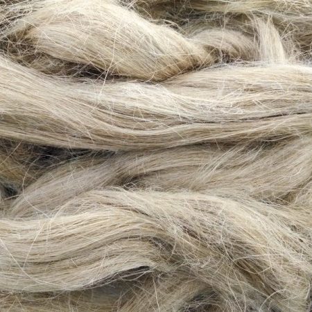 Water retted flax fiber