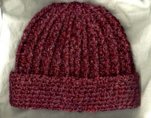 Crocheted Rib Hat