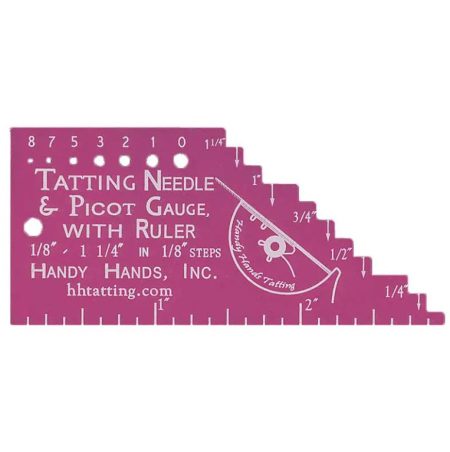 Pink Berry Picot Gauge