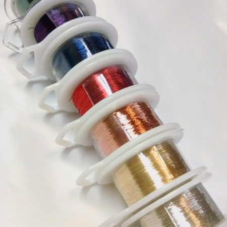 Wire for knitting and lacemaking